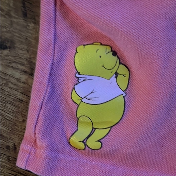 Disney Kids Pink Polo Shirt with Winnie the Pooh - Picture 3 of 5